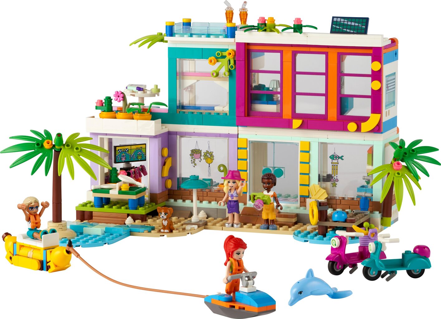 41709LEGO® Friends Rannaäärne suvila цена и информация | Klotsid ja konstruktorid | kaup24.ee