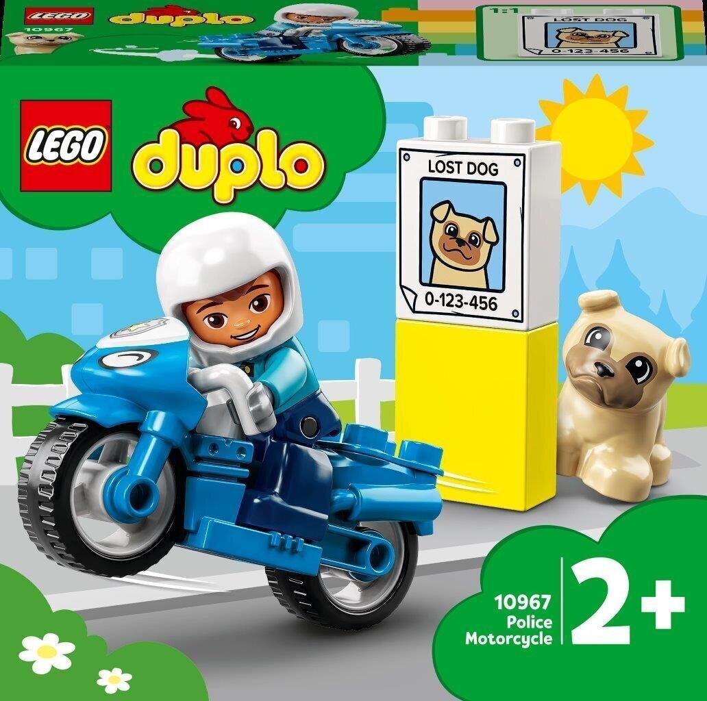 10967 LEGO® DUPLO Politsei mootorratas hind ja info | Klotsid ja konstruktorid | kaup24.ee