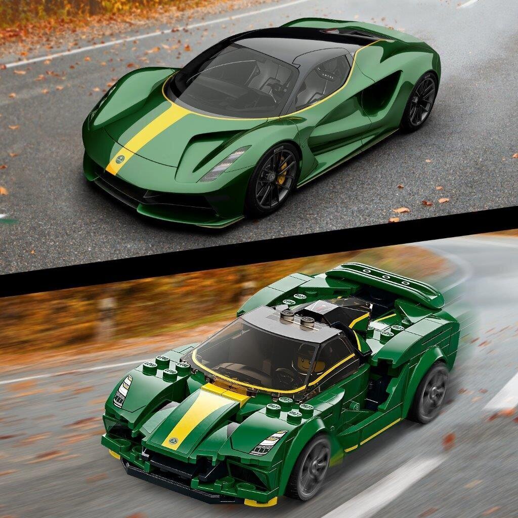 76907 LEGO® Speed Champions Lotus Evija цена и информация | Klotsid ja konstruktorid | kaup24.ee