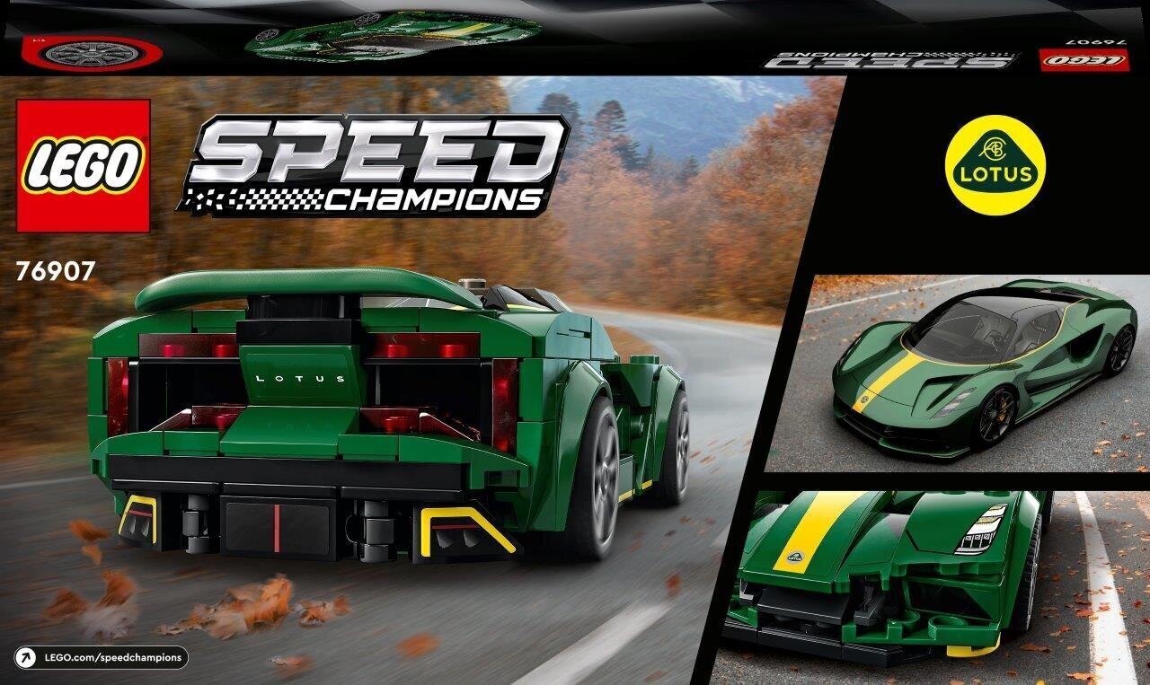 76907 LEGO® Speed Champions Lotus Evija цена и информация | Klotsid ja konstruktorid | kaup24.ee