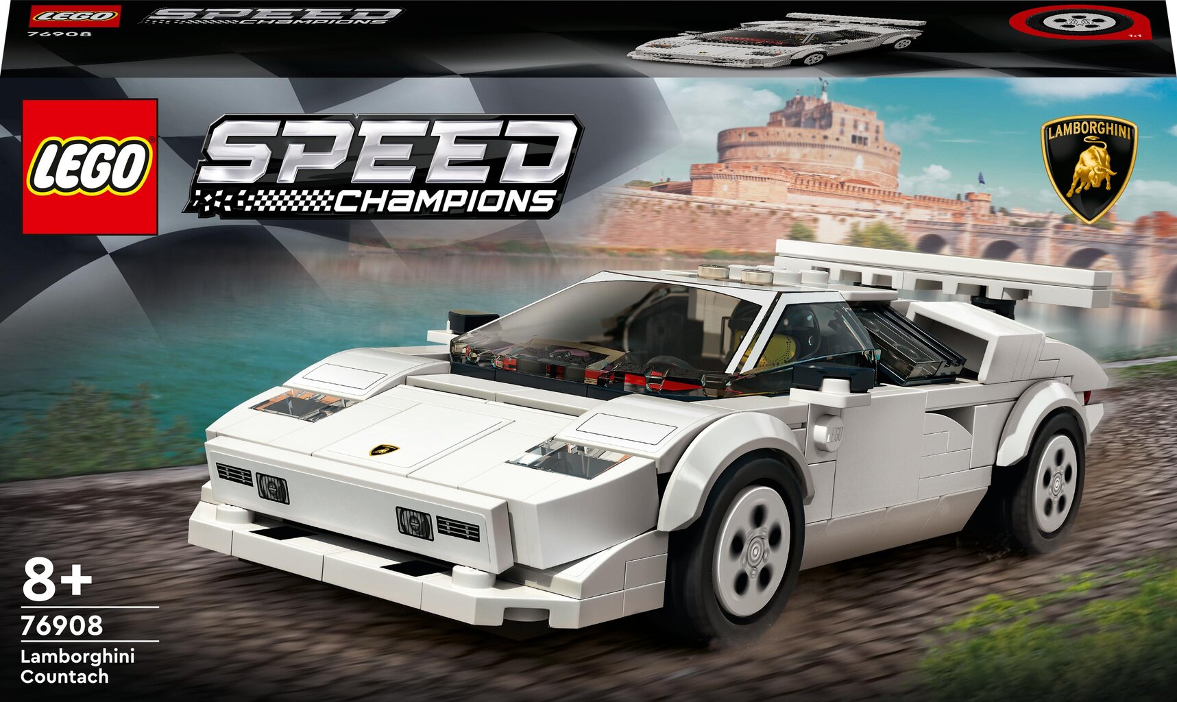 76908 LEGO® Speed Champions Lamborghini Countach hind ja info | Klotsid ja konstruktorid | kaup24.ee