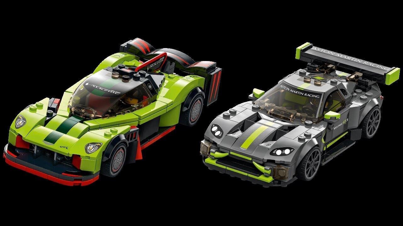 76910 LEGO® Speed Champions Aston Martin Valkyrie AMR Pro ja Aston Martin Vantage GT3 hind ja info | Klotsid ja konstruktorid | kaup24.ee
