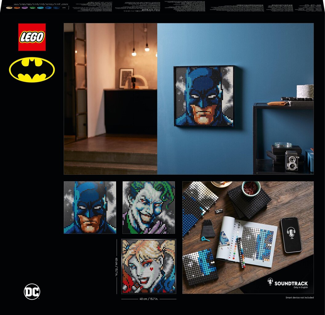 31205 LEGO® Art Batman kollektsioon hind ja info | Klotsid ja konstruktorid | kaup24.ee