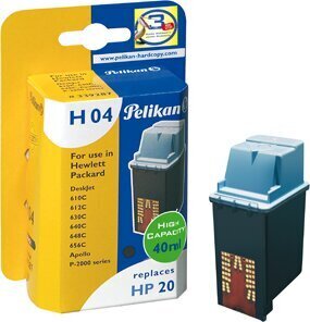 Pelikan HP DJ 610/HP20must tint H04(C6614D) hind ja info | Tindiprinteri kassetid | kaup24.ee