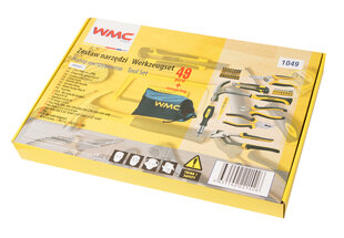 49  -osaline tööriistakomplekt, WMC tools, 1049 hind ja info | Käsitööriistad | kaup24.ee
