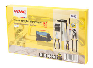 50  -osaline tööriistakomplekt, WMC Tools, 1050 hind ja info | Käsitööriistad | kaup24.ee