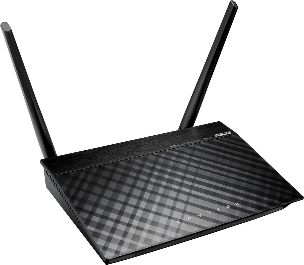 Ruuter Asus RT-N12 B1, 4xUTP, WLAN 802.11b/g/n, 300 Mbps hind ja info | Ruuterid | kaup24.ee