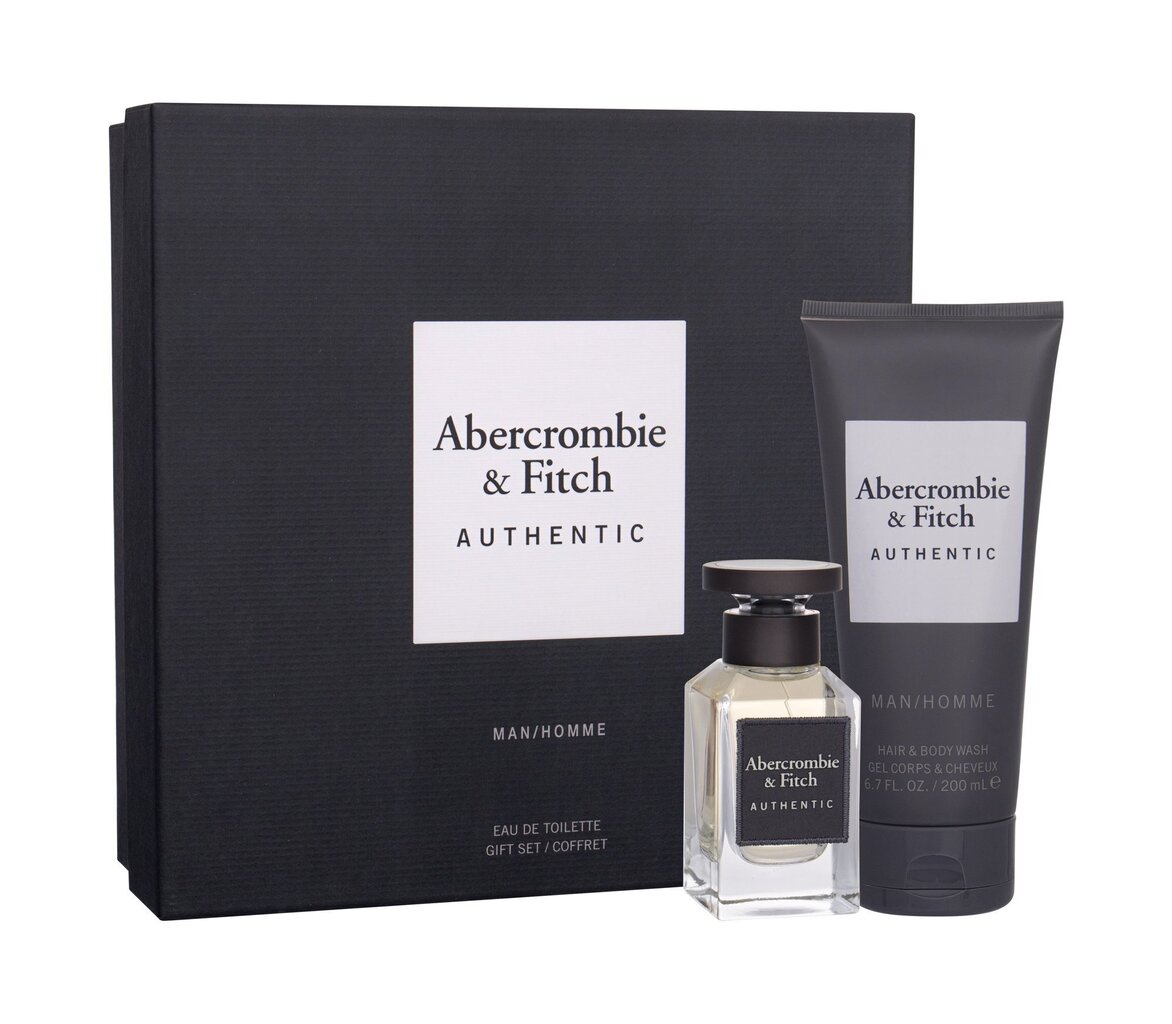 Komplekt Abercrombie & Fitch meestele: EDT 50 ml + ihupiim, 200 ml hind ja info | Meeste parfüümid | kaup24.ee