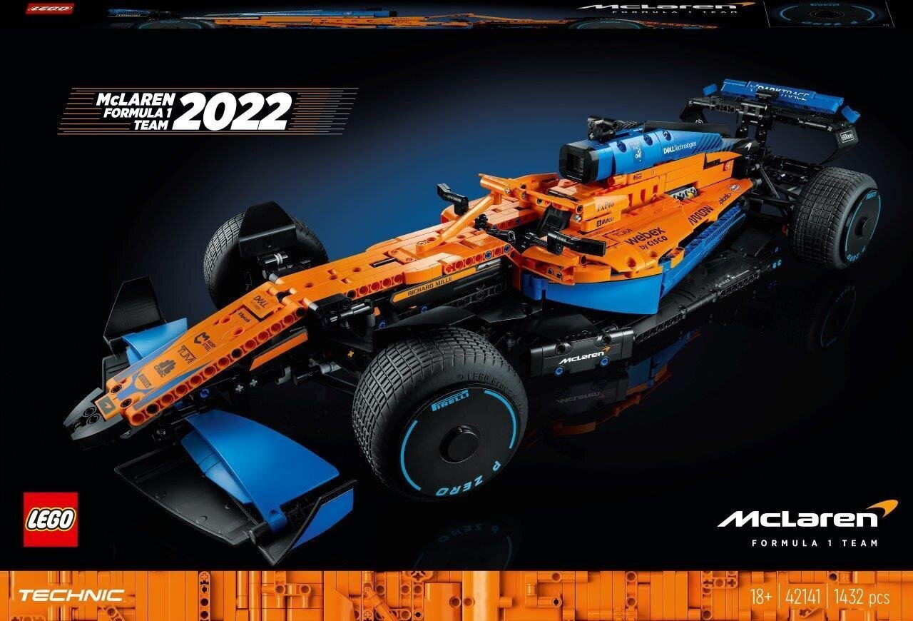 42141 LEGO® Technic McLaren Formula 1 võidusõiduauto hind ja info | Klotsid ja konstruktorid | kaup24.ee