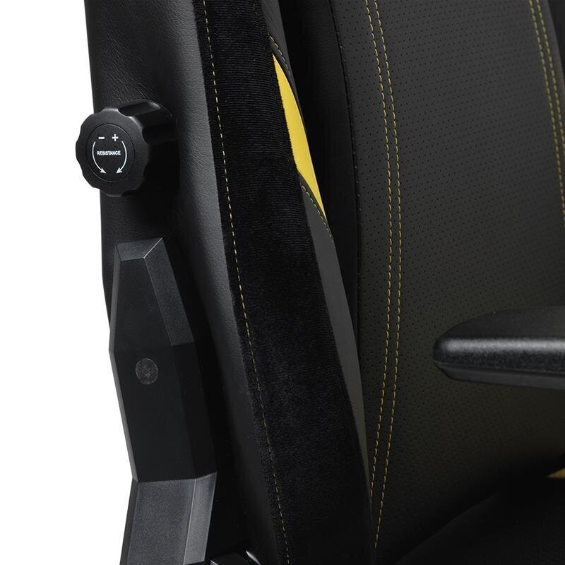 Mänguritool L33T E-Sport Pro Excellence, must/kollane hind ja info | Kontoritoolid | kaup24.ee