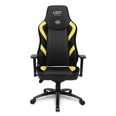 Mänguritool L33T E-Sport Pro Excellence, must/kollane цена и информация | Офисные кресла | kaup24.ee