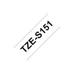 Brother TZe-S151 TZeS151 kleepkirjalint цена и информация | Аксессуары для принтера | kaup24.ee