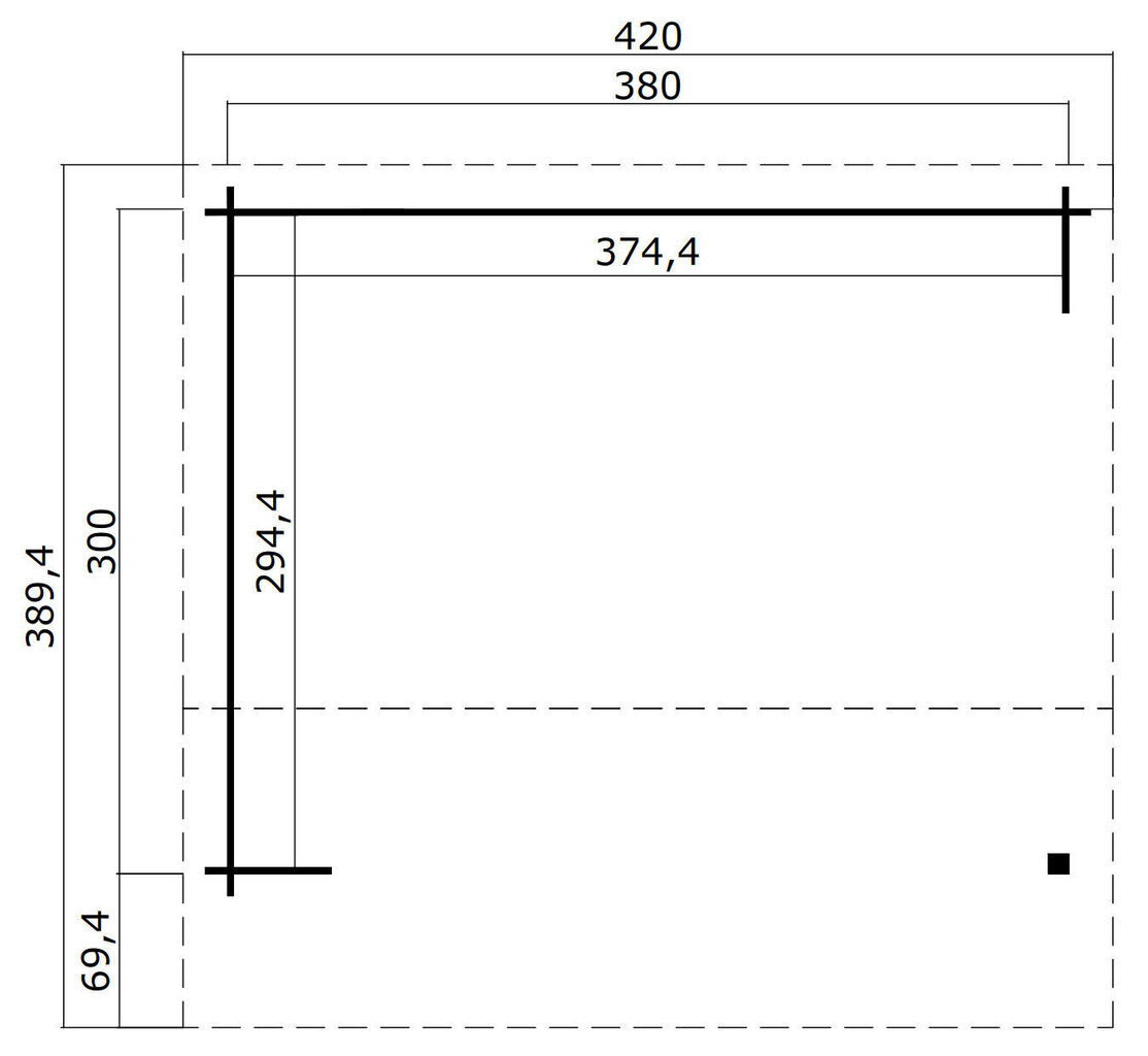 Grillvarjualune Kiir, 11m² цена и информация | Kuurid ja aiamajad | kaup24.ee