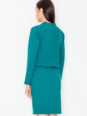 Naiste kleit Figl, roheline цена и информация | Платья | kaup24.ee