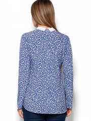 Naiste pluus Katrus 63857, sinine/valge hind ja info | Naiste pluusid, särgid | kaup24.ee