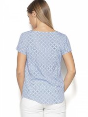 Naiste pluus "Katrus", sinine/valge hind ja info | Naiste pluusid, särgid | kaup24.ee