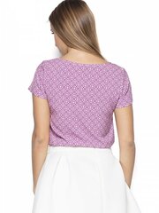 Блузка для женщин Katrus, розовая/белая цена и информация | Женские блузки, рубашки | kaup24.ee