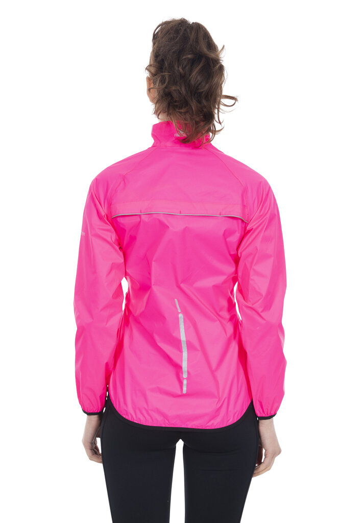 Naiste jope Trespass Beaming Female Active HI-VIS Waterproof Packaway Jacket, roosa hind ja info | Naiste joped ja parkad | kaup24.ee