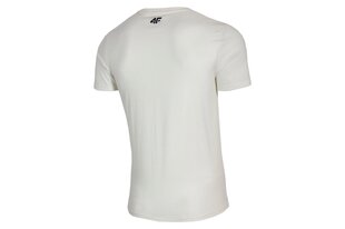 Футболка мужская 4F H4L21 TSM010, белая цена и информация | Мужские футболки | kaup24.ee