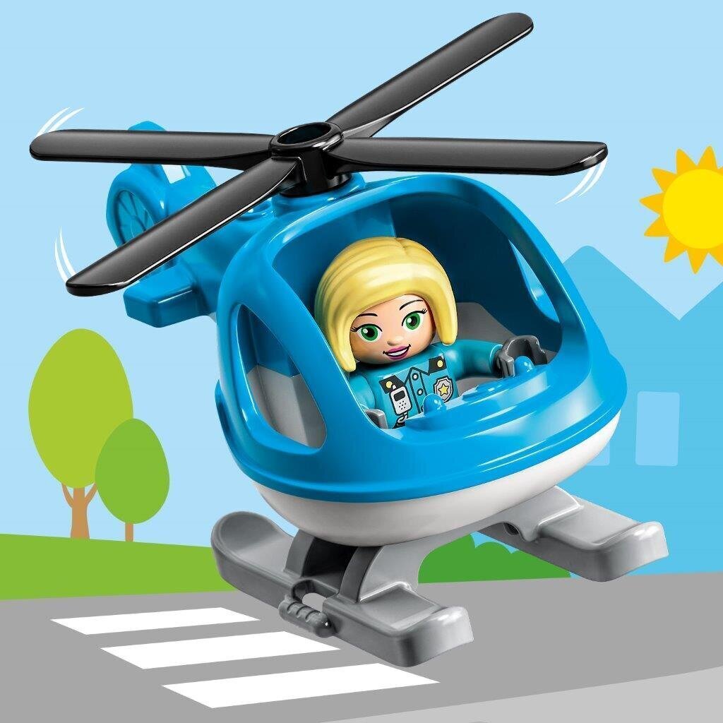 10959 LEGO® DUPLO Politseijaoskond ja helikopter цена и информация | Klotsid ja konstruktorid | kaup24.ee