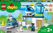 10959 LEGO® DUPLO Politseijaoskond ja helikopter цена и информация | Klotsid ja konstruktorid | kaup24.ee