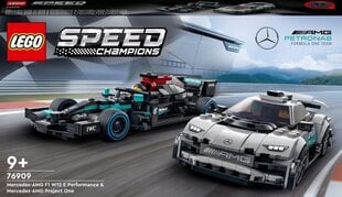 76909 LEGO® Speed Champions Mercedes-AMG F1 W12 E Performance ja Mercedes-AMG Project One hind ja info | Klotsid ja konstruktorid | kaup24.ee