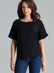 Женская блузка Lenitif 135906, черная цена и информация | Женские блузки, рубашки | kaup24.ee