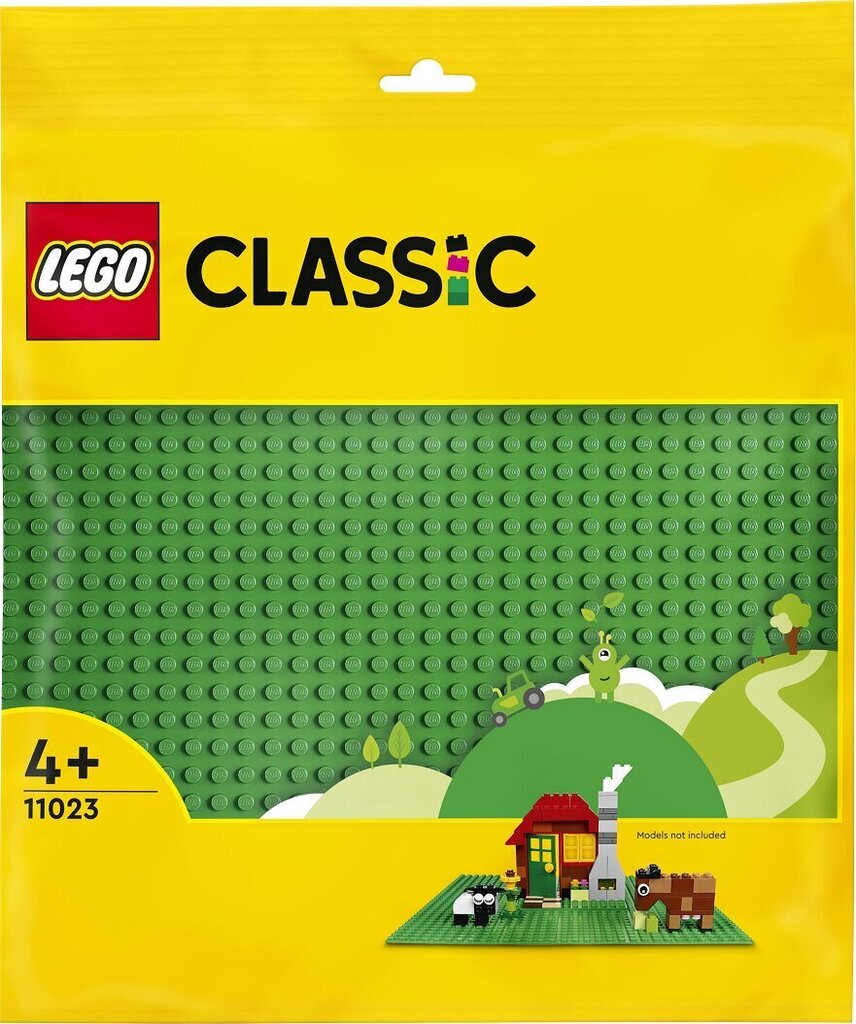 11023 LEGO® Classic Roheline alusplaat hind ja info | Klotsid ja konstruktorid | kaup24.ee