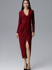 Naiste kleit Figl 126215, punane hind ja info | Kleidid | kaup24.ee