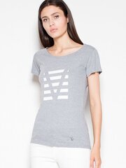 Женская футболка Venaton, серая цена и информация | Женские футболки | kaup24.ee