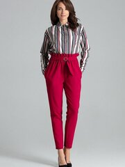 Женские брюки Lenitif 135886, красные цена и информация | Штаны женские | kaup24.ee