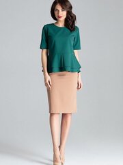 Женская юбка Lenitif 130966, коричневатая цена и информация | Юбки | kaup24.ee