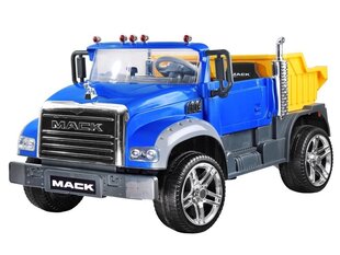 Двухместный электромобиль «Mack Trucks», синий цена и информация | Электромобили для детей | kaup24.ee