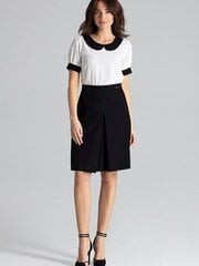 Женская блузка Lenitif, белая/черная цена и информация | Женские блузки, рубашки | kaup24.ee