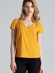 Naiste pluus Figl, kollane hind ja info | Naiste pluusid, särgid | kaup24.ee
