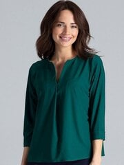 Naiste pluus Lenitif, roheline hind ja info | Naiste pluusid, särgid | kaup24.ee