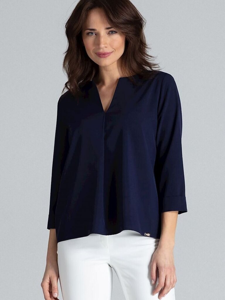 Naiste pluus Lenitif, sinine hind ja info | Naiste pluusid, särgid | kaup24.ee