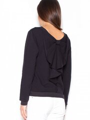 Naiste pluus Katrus, must hind ja info | Naiste pluusid, särgid | kaup24.ee