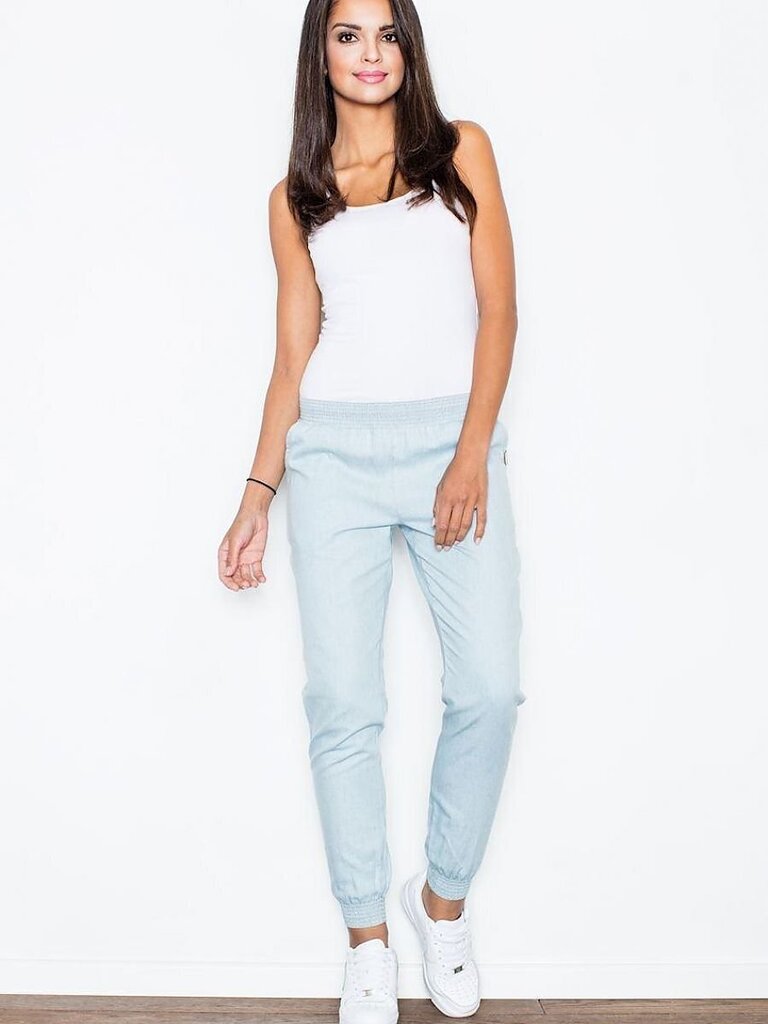 Naiste püksid Figl 43911, sinine hind ja info | Naiste püksid | kaup24.ee