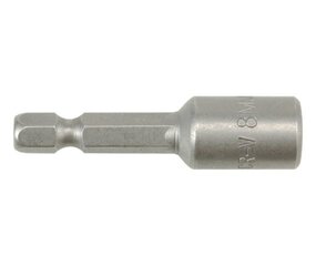 Magnetiline kruvikeeraja otsik blister 8 mm 1/4" CR-V YT-1513 hind ja info | Käsitööriistad | kaup24.ee