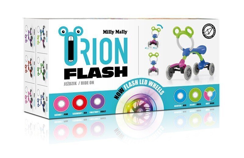 Laste jalgratas Milly Mally Orion Flash Candy hind ja info | Imikute mänguasjad | kaup24.ee