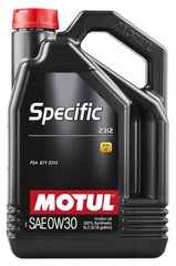 Sünteetiline mootoriõli Motul Specific, 106414, 2312 0W30, 5 l цена и информация | Моторные масла | kaup24.ee