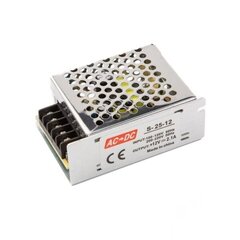 Toiteplokk 24W-12V-2A, IP20, 86*58*33mm - цена и информация | Монтируемые светильники, светодиодные панели | kaup24.ee