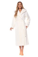 Naiste hommikumantel L & L 2128 Lila pikk, valge hind ja info | Naiste hommikumantlid | kaup24.ee