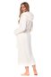 Naiste hommikumantel L & L 2128 Lila pikk, valge цена и информация | Naiste hommikumantlid | kaup24.ee