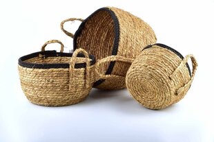 Плетеная корзина из водорослей Bali L 33 см цена и информация | Ящики для вещей | kaup24.ee