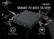 Smart TV Box SAVIO TB-S01 Silver, 2/16, Android 9.0, HDMI v2.1, 4K, USB 3.0, WiFi, SD цена и информация | TV tüünerid | kaup24.ee