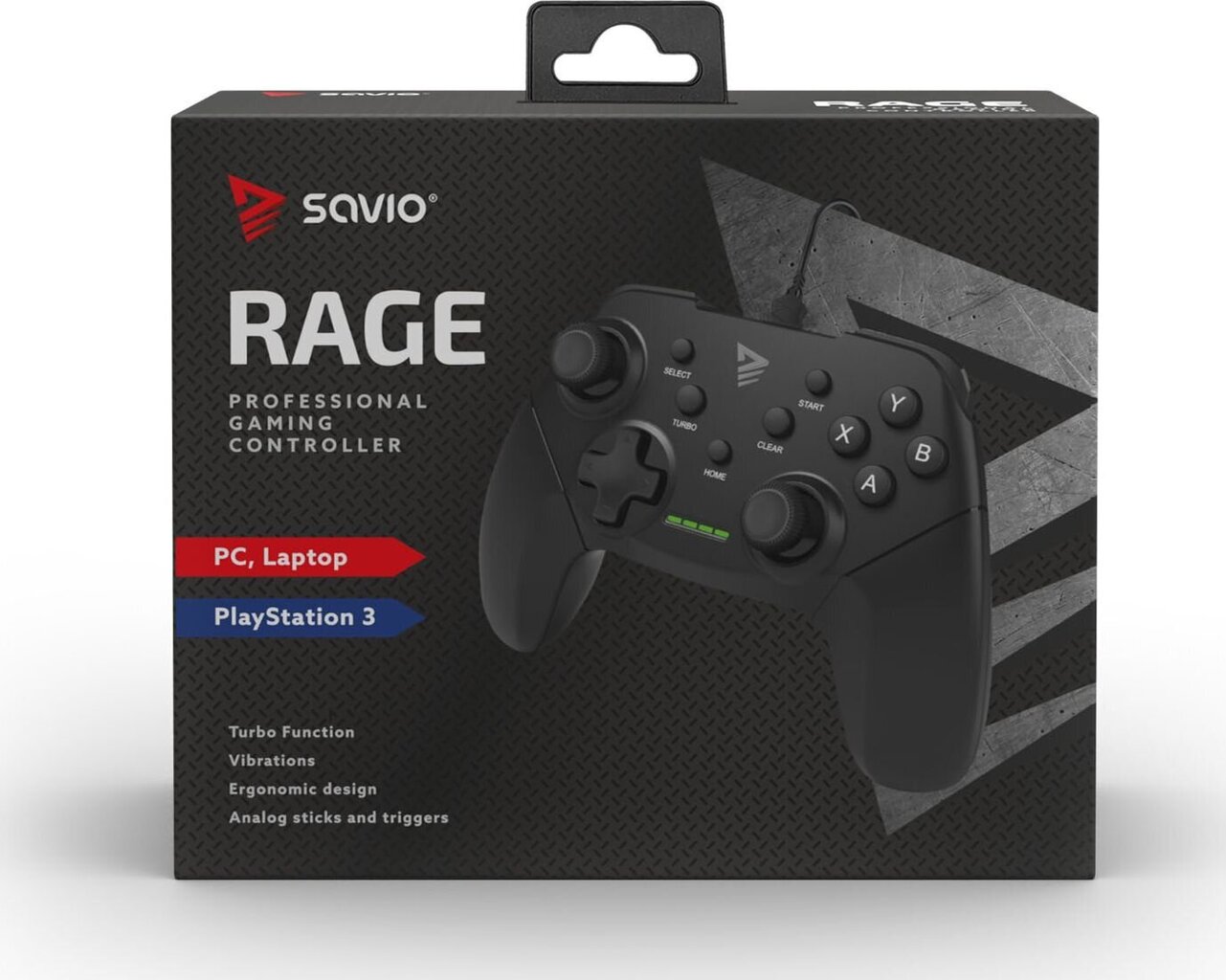 Savio Gaming Controler Rage/W hind ja info | Mängupuldid | kaup24.ee