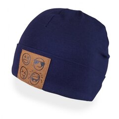 Тонкая хлопковая шапка TuTu на весну, синяя цена и информация | Шапки, перчатки, шарфы для мальчиков | kaup24.ee