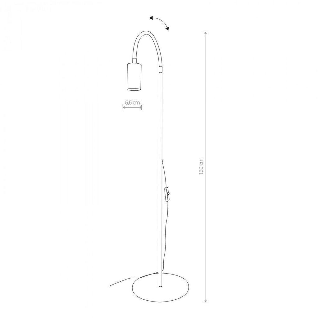 Nowodvorski Lighting põrandalamp Eye 8934 цена и информация | Põrandalambid | kaup24.ee